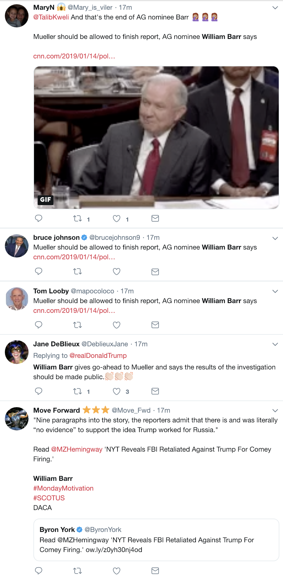 Screen-Shot-2019-01-14-at-10.10.26-AM Trump AG Nominee Caught Lying About Official Report Findings Corruption Domestic Policy Donald Trump Mueller Politics Robert Mueller Russia Top Stories 