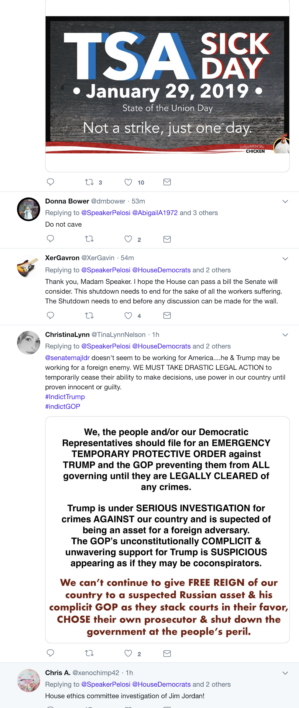 Screen-Shot-2019-01-22-at-9.03.21-AM Nancy Pelosi Pelts Trump With New Tuesday Bill He's Going To Loathe Corruption Domestic Policy Donald Trump Immigration Politics Racism Refugees Top Stories 