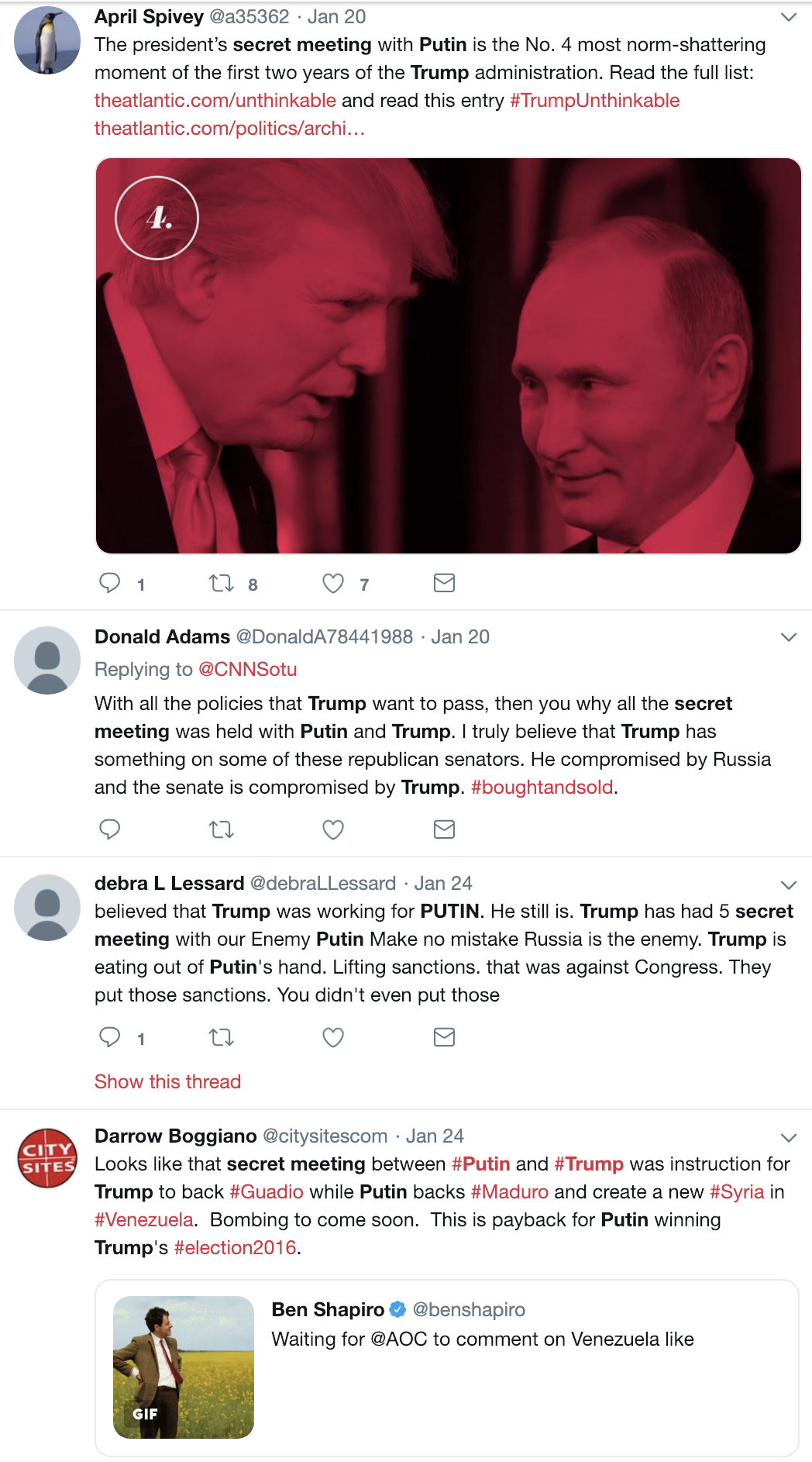 Screen-Shot-2019-01-29-at-4.09.30-PM Secret Trump Putin Meeting With No Translator Exposed Corruption Crime Donald Trump Election 2016 Mueller Politics Russia Top Stories 