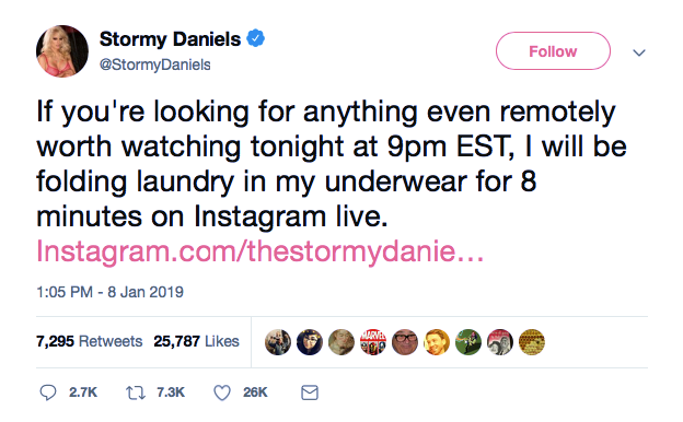 Screenshot-at-Jan-08-18-04-24 Stormy Daniels Announces LIVE Panty Show During Trump Speech (IMAGE) Celebrities Donald Trump Featured Social Media Top Stories 