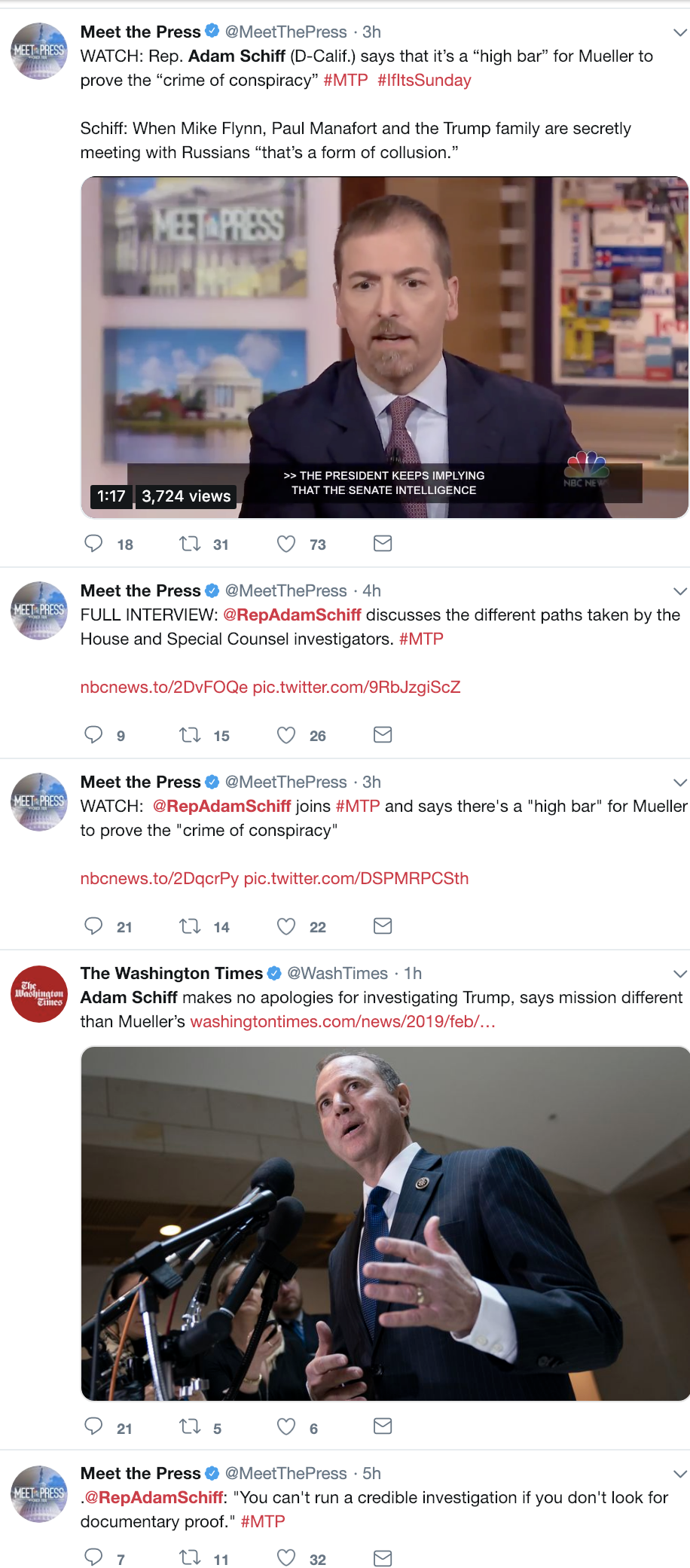 Screen-Shot-2019-02-10-at-1.21.22-PM Adam Schiff Goes On 'Meet The Press' & Wrecks Trump/Don Jr With Investigation Announcement Corruption Crime Donald Trump Politics Top Stories 