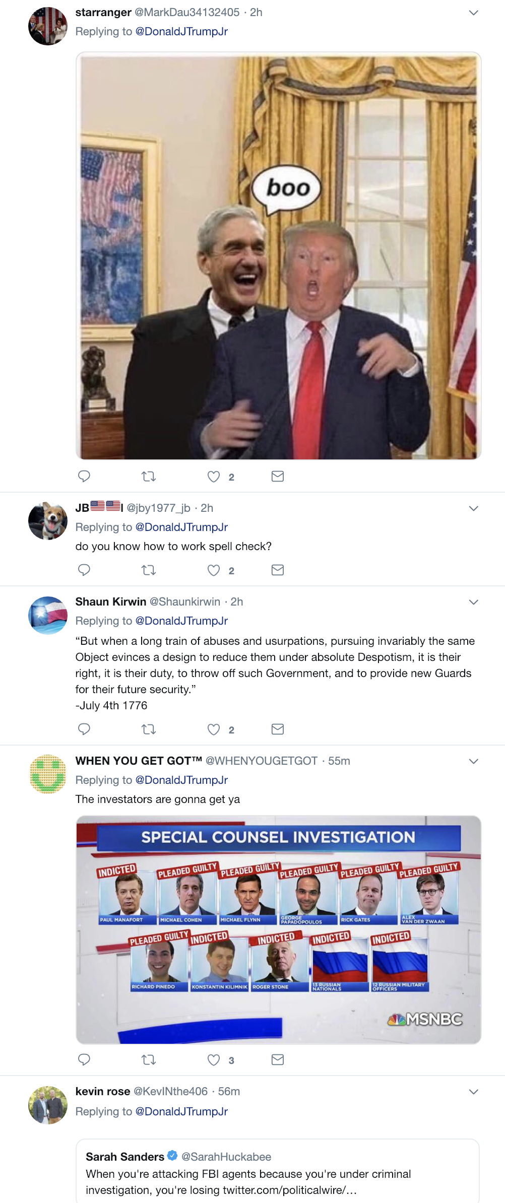 Screen-Shot-2019-02-14-at-10.49.00-AM Don Jr. Unleashes Tirade With Multiple Misspellings & Gets Humiliated Corruption Domestic Policy Donald Trump Education Politics Top Stories 