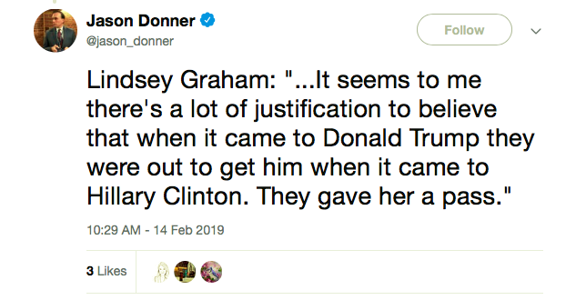Screen-Shot-2019-02-14-at-2.09.01-PM Lindsey Graham Just Threatened Rod Rosenstein On Fox News (VIDEO) Donald Trump Featured Impeachment Politics Top Stories 