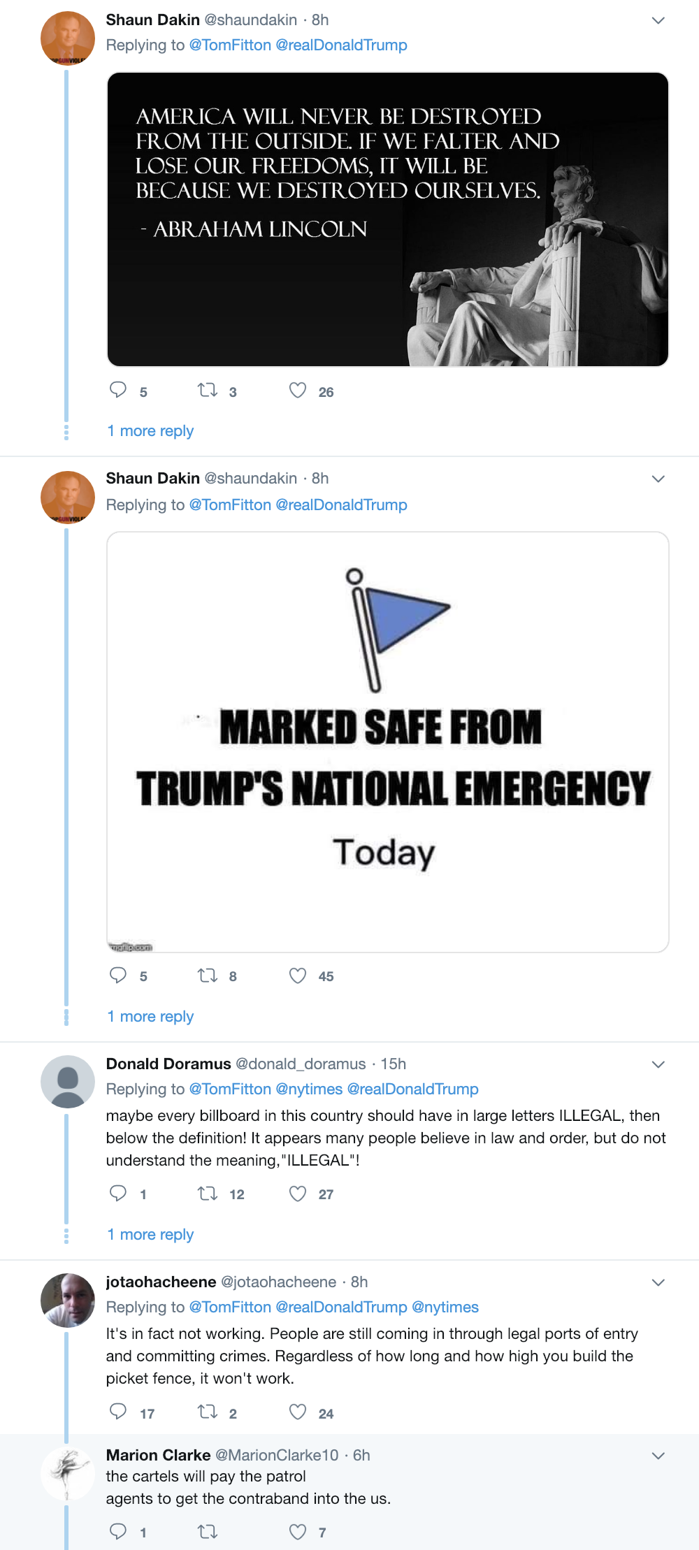 Screen-Shot-2019-02-17-at-7.00.24-AM.png?zoom=2 Trump Screams About Phony Poll Numbers & 'FAKE NEWS!' During Another Sunday Public Meltdown Corruption Donald Trump Immigration Politics Robert Mueller Russia Satire Top Stories 