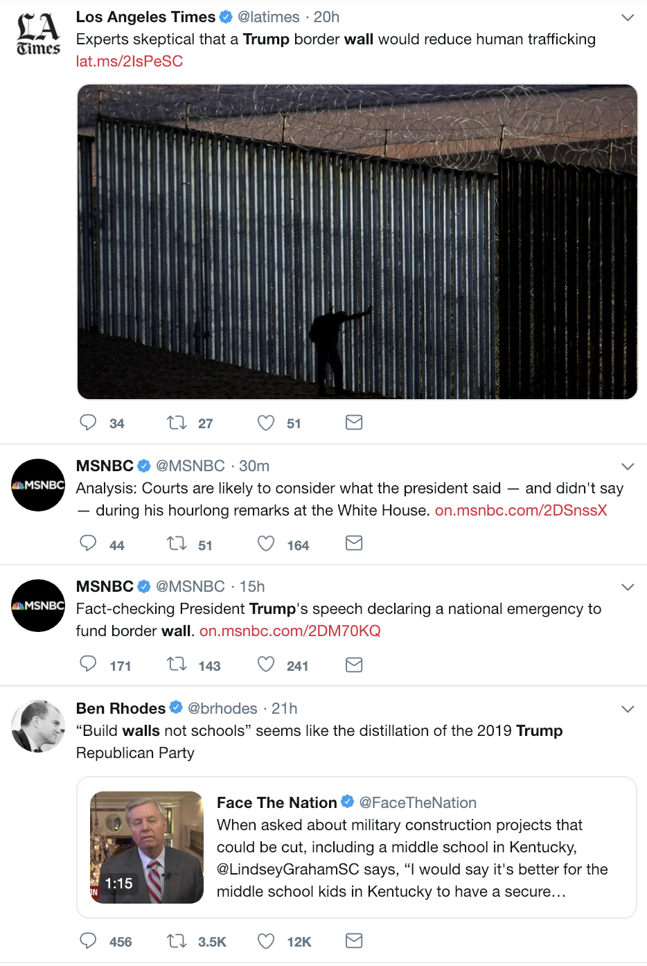 Screen-Shot-2019-02-18-at-10.46.29-AM.png?zoom=2 Legal Power Move To Sidestep Trump Emergency Declaration Announced As Trump Rages Online Corruption Crime Donald Trump Environment Immigration Politics Racism Refugees Top Stories 
