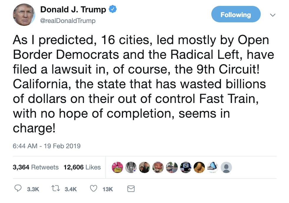 Screen-Shot-2019-02-19-at-7.06.35-AM Trump Wakes In Pre-Dawn Panic, Tweets 4 Highly Erratic Statements Corruption Crime Donald Trump Immigration Mueller Politics Racism Refugees Robert Mueller Russia Top Stories 