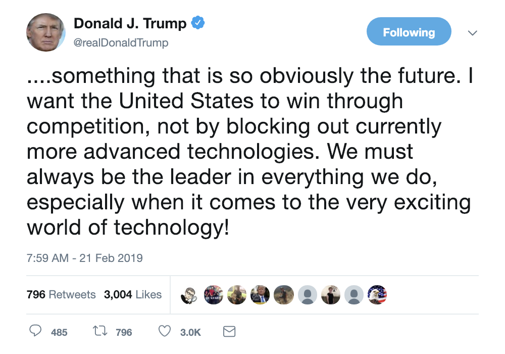 Screen-Shot-2019-02-21-at-8.02.00-AM Trump Gabs About Technology On Twitter & Humiliates Himself In 6 Words Corruption Crime Domestic Policy Donald Trump Education Politics Top Stories 