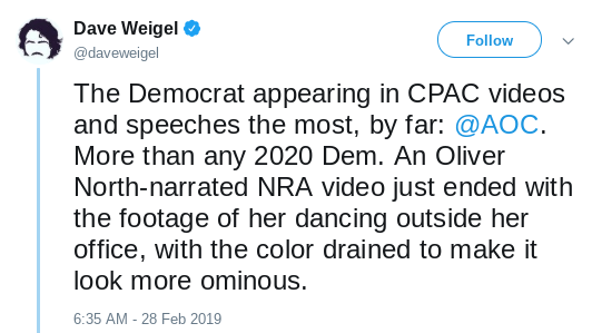 Screenshot-2019-02-28-at-1.37.14-PM AOC Mocks CPAC After They Poorly Edit Video Of Her Dancing Donald Trump Politics Social Media Top Stories 