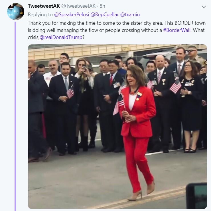 pelosi5 Pelosi Emasculates Trump Again With Brilliant Weekend Mexico Trip Trolling Donald Trump Featured Top Stories 