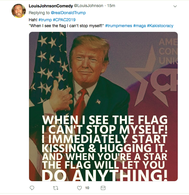 Screen-Shot-2019-03-02-at-9.17.51-PM Trump Tweets Utterly Incoherent Video From CPAC Donald Trump Featured Politics Social Media Top Stories Videos 