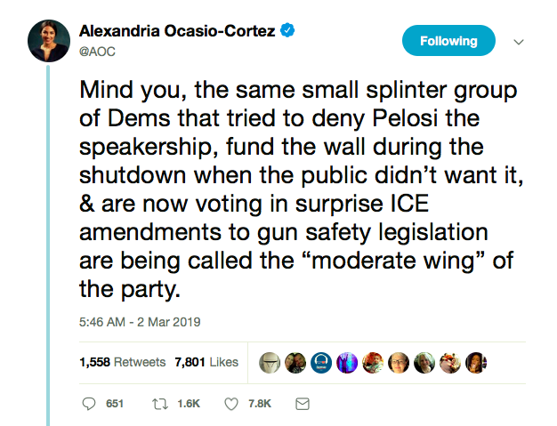 Screen-Shot-2019-03-02-at-9.18.46-AM AOC Puts 'Moderate' Dems On The Spot Like A National Hero Donald Trump Featured Politics Social Media Top Stories 