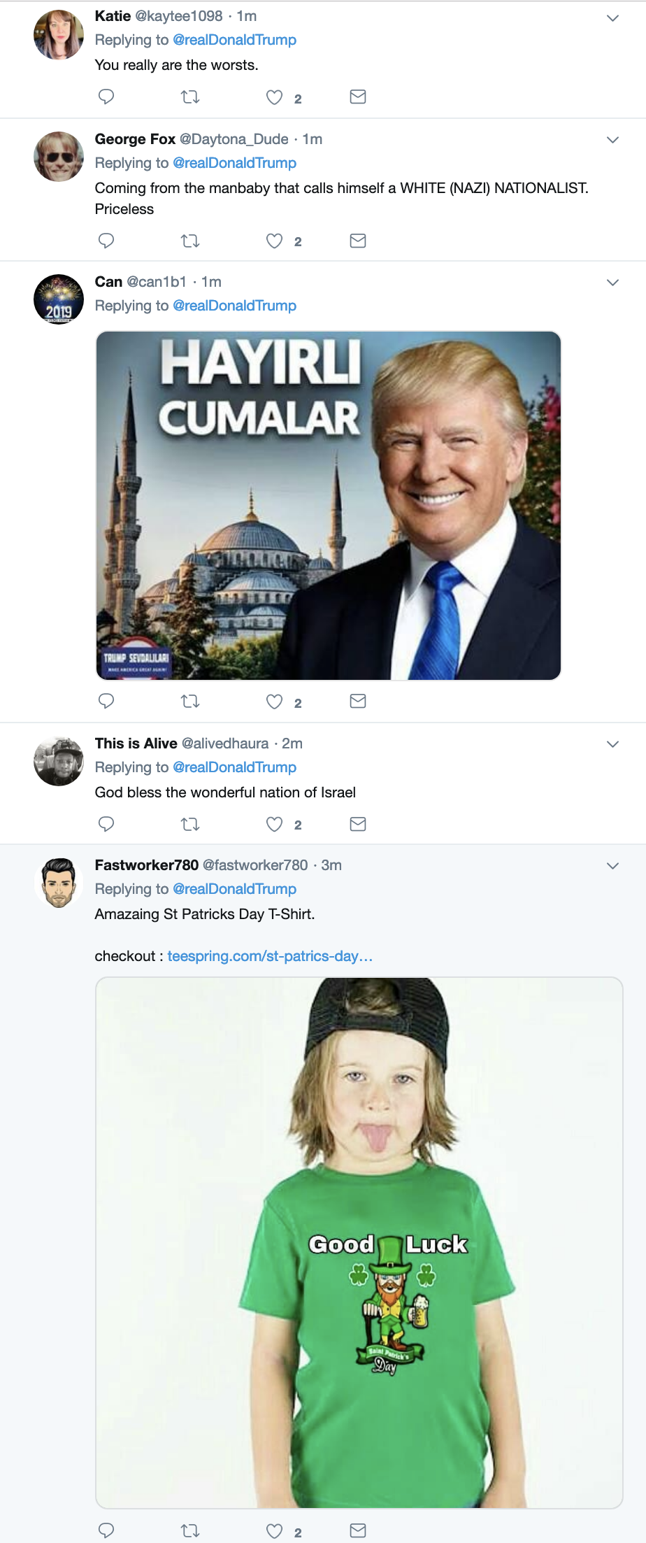 Screen-Shot-2019-03-12-at-7.17.51-AM Trump Humiliates Himself On Twitter Over 'Anti-Semitism' & 'Fake Science' Anti-Semitism Corruption Donald Trump Election 2020 Hate Speech Politics Top Stories 