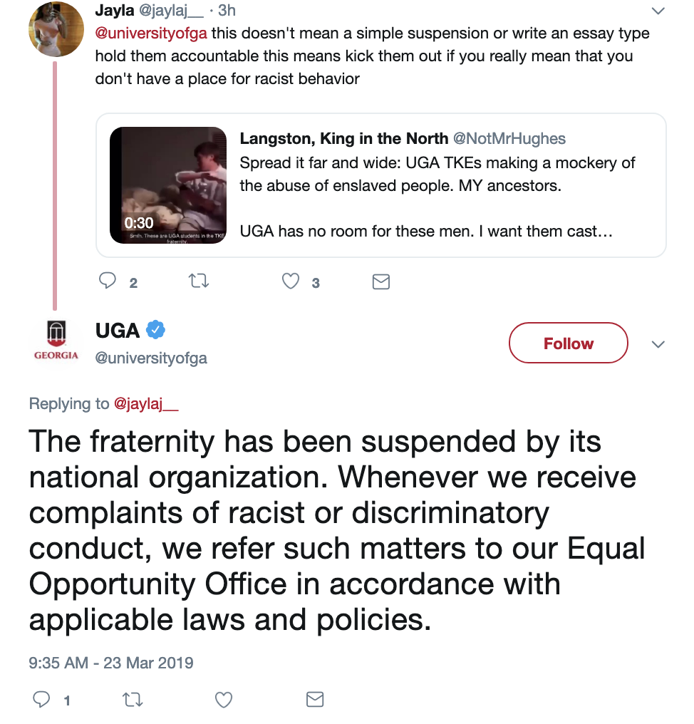 Screen-Shot-2019-03-23-at-12.01.07-PM Historically White  University Suspends Fraternity For Racist Video Anti-Semitism Black Lives Matter Civil Rights Corruption Crime Donald Trump Education Politics Racism Top Stories 