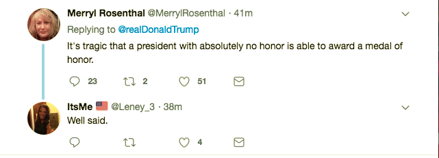 Screen-Shot-2019-03-27-at-5.39.09-PM Trump Tweets About Medal Of Honor Ceremony - Twitter Is Disgusted Donald Trump Featured Politics Top Stories Videos 