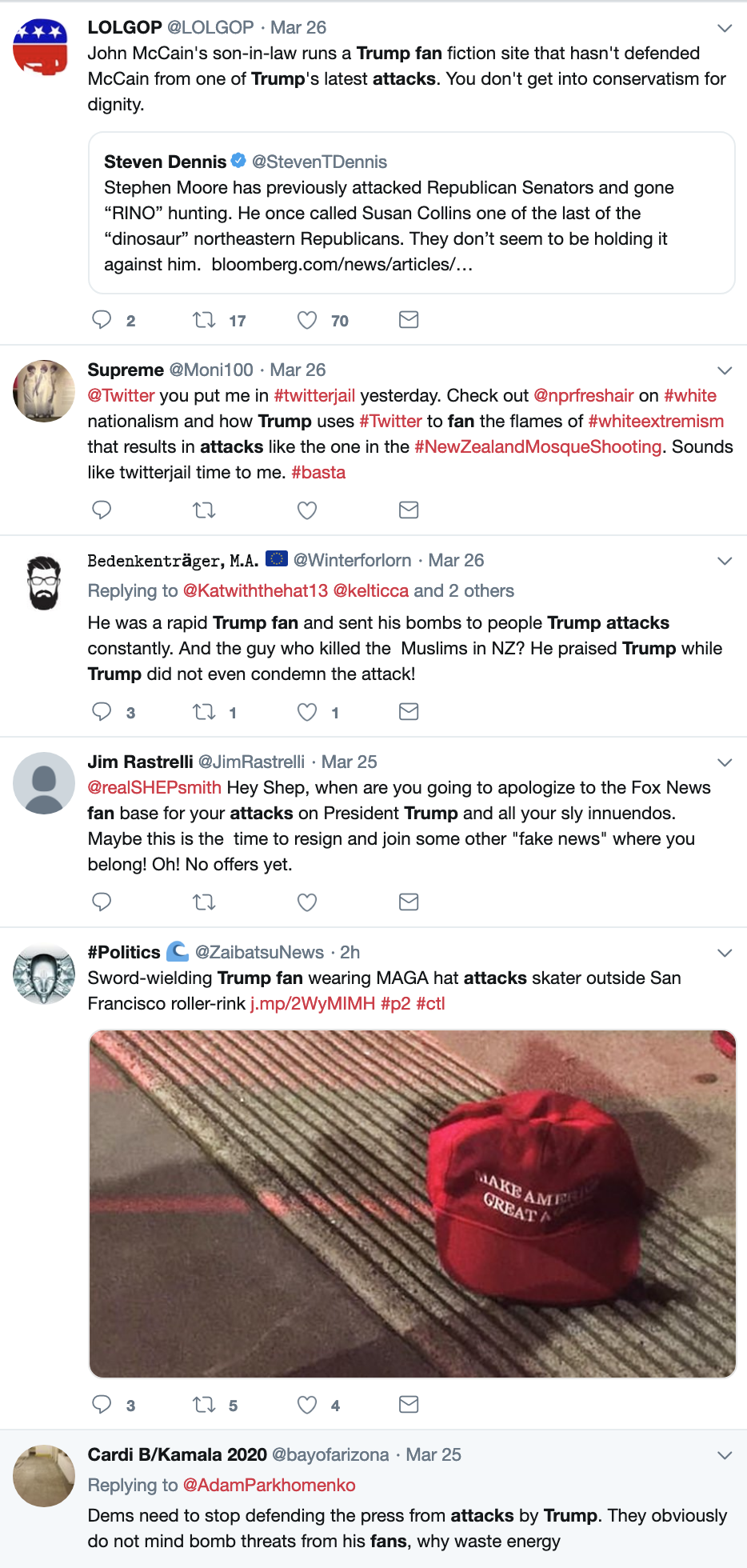 Screen-Shot-2019-03-31-at-2.37.29-PM MAGA Hat Wearing Psycho Pulls Out Sword & Attacks Crowd (DETAILS) Corruption Crime Donald Trump Election 2020 Politics Top Stories 