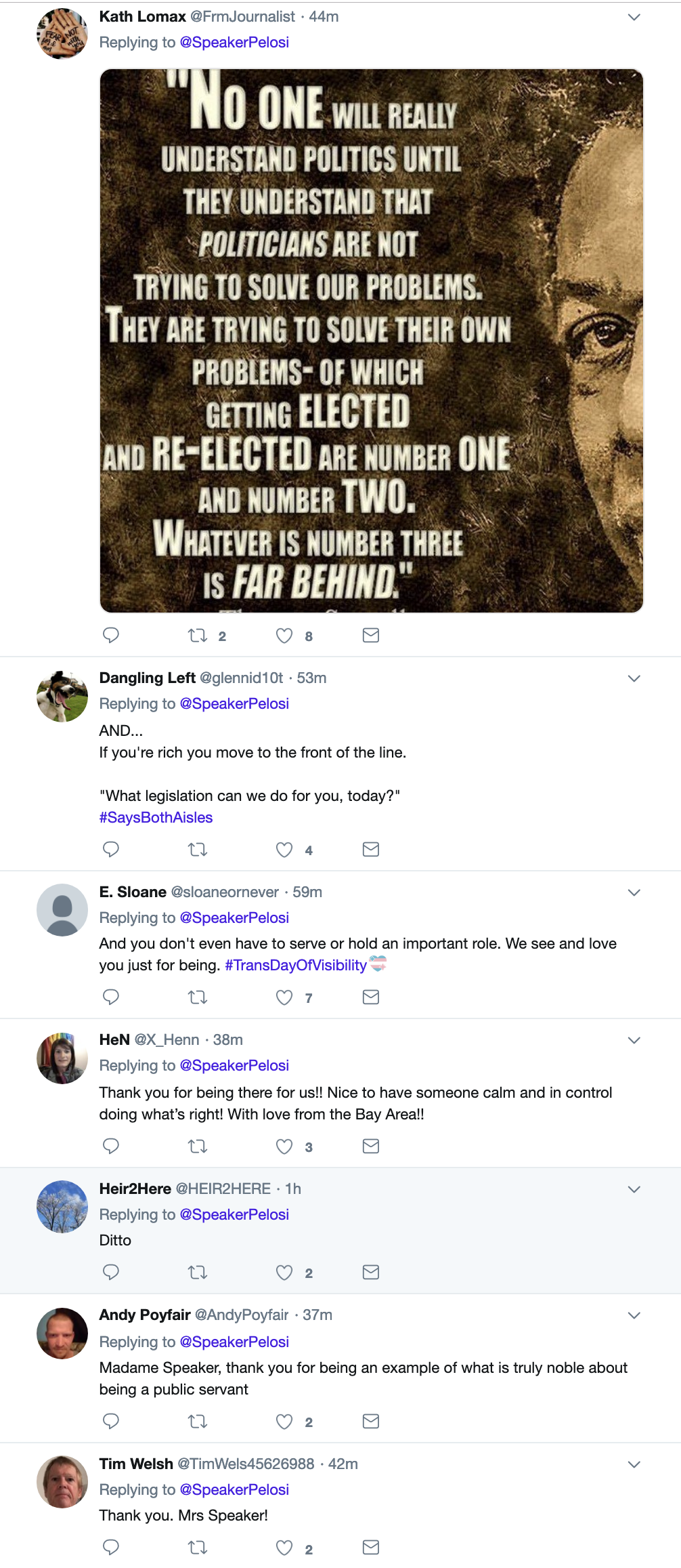 Screen-Shot-2019-03-31-at-3.14.54-PM.png?zoom=2 Pelosi Shows Her Heart On Twitter - Republicans Pounce Like Animals Donald Trump Military Politics Top Stories 