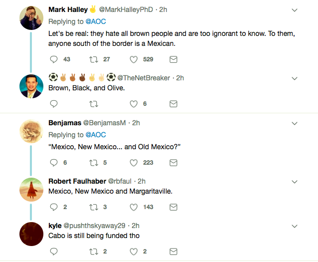 Screen-Shot-2019-03-31-at-6.53.19-PM Ocasio-Cortez Clowns Fox News Over Declaring '3 Mexicos' & She Was Fantastic Featured Politics Social Media Top Stories 