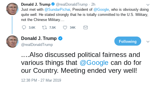 Screenshot-2019-03-27-at-5.55.10-PM Trump Meets With Google CEO At W.H. - Utter Hilarity Ensues Donald Trump Politics Top Stories 