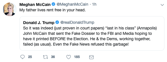 meghan Meghan McCain Hands Trump His Orange Ass During Sunday Take-Down Donald Trump Politics Top Stories 
