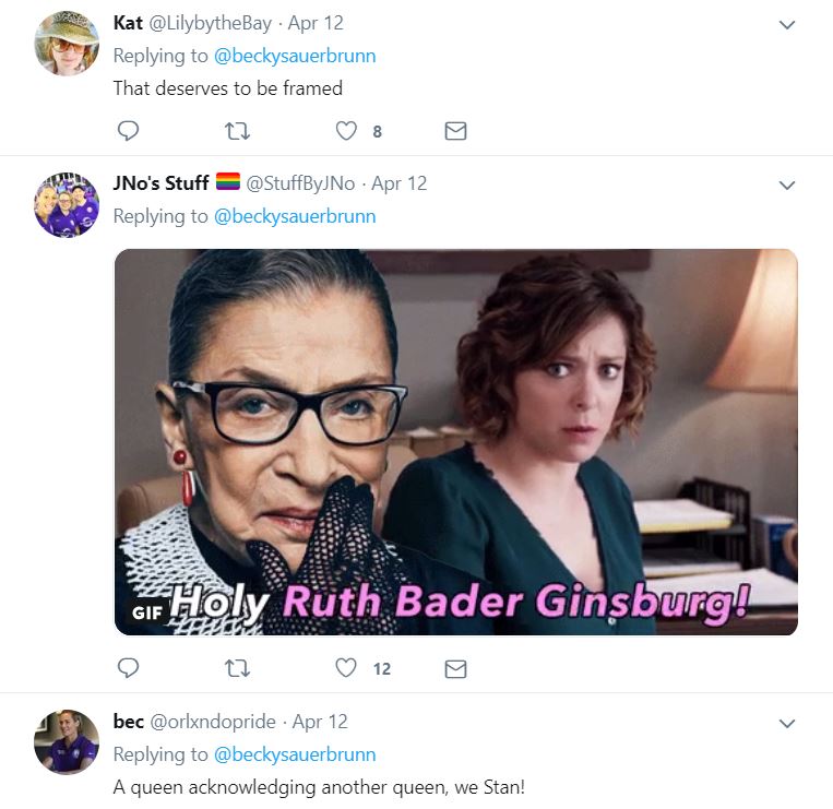 Ginsburg3 Notorious RBG Returns & Releases Message Of Thanks To Her Fans Featured Sports Top Stories Twitter 