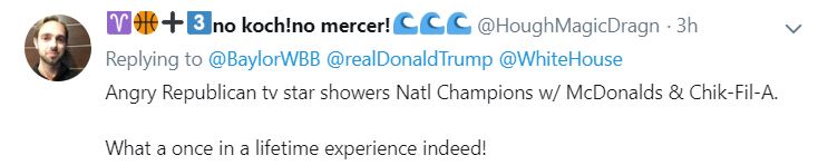 NCA3 Trump Hosts Basketball Champs For 'Hamberders' & The Response Is Hilarious Donald Trump Featured Sports Top Stories Twitter 