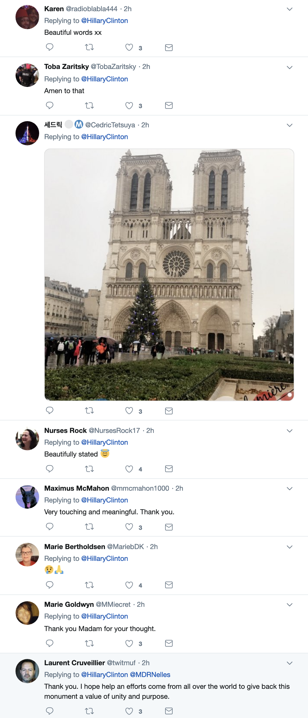 Screen-Shot-2019-04-15-at-4.09.16-PM Hillary Tweets About Notre Dame Cathedral & Trump Goes Full Derp Hillary Clinton History Politics Religion Top Stories 