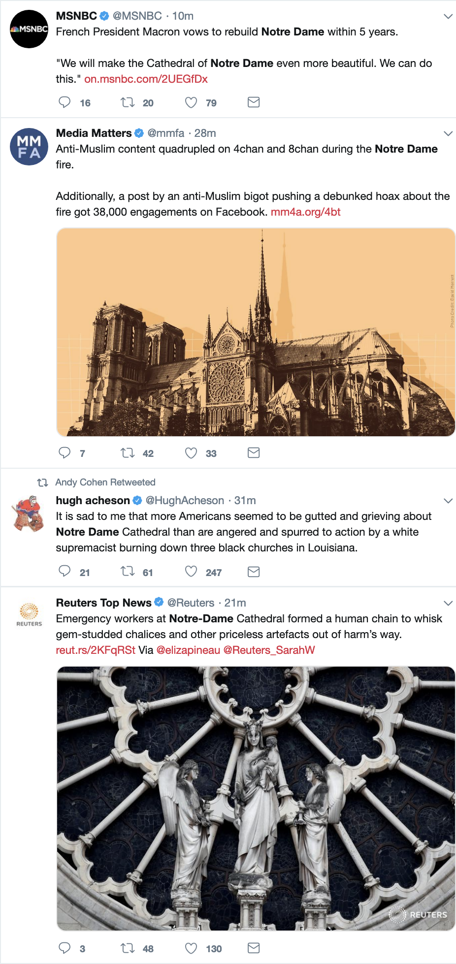 Screen-Shot-2019-04-16-at-2.17.11-PM Trump Just Phoned France To Talk Notre Dame Cathedral Fire Donald Trump Foreign Policy History Politics Religion Top Stories 
