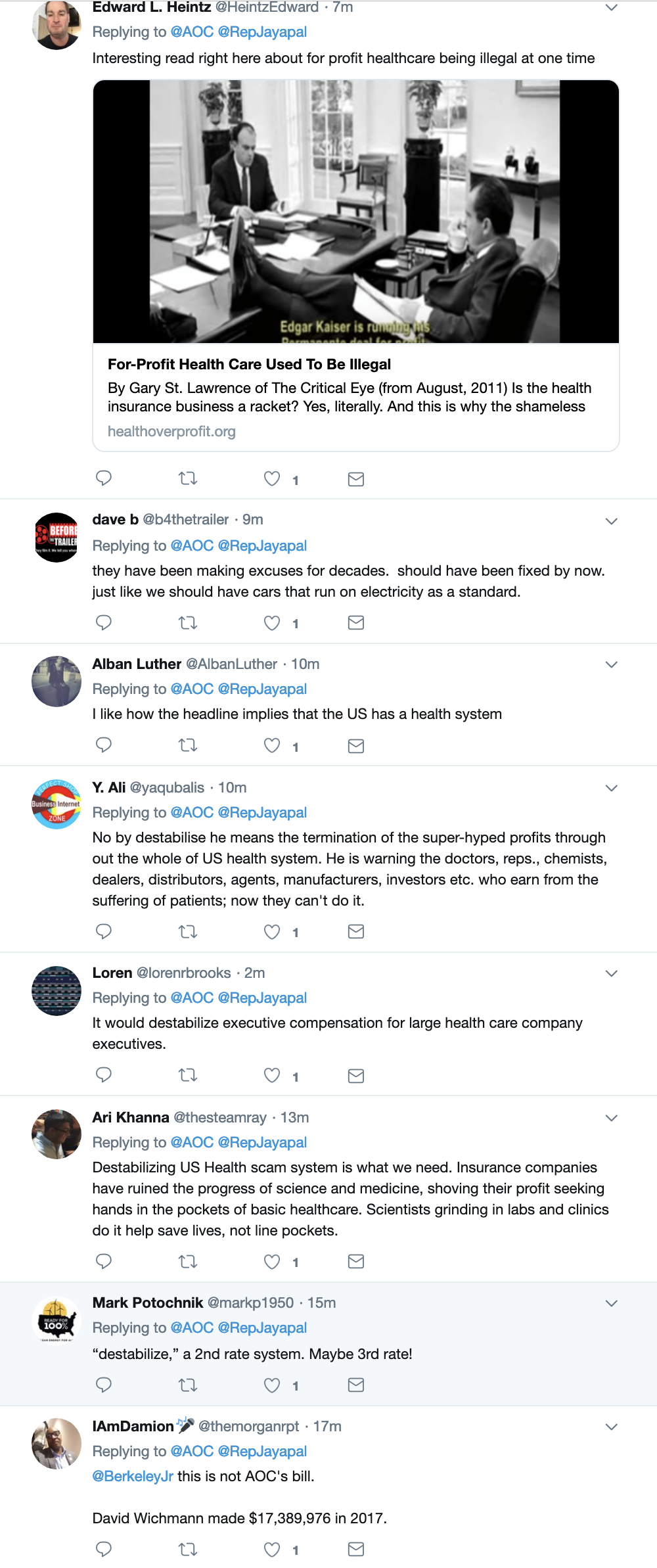 Screen-Shot-2019-04-16-at-3.39.53-PM AOC Backs Bernie Sanders On Twitter & Heads Instantly Explode Corruption Crime Domestic Policy Donald Trump Healthcare Politics Top Stories 