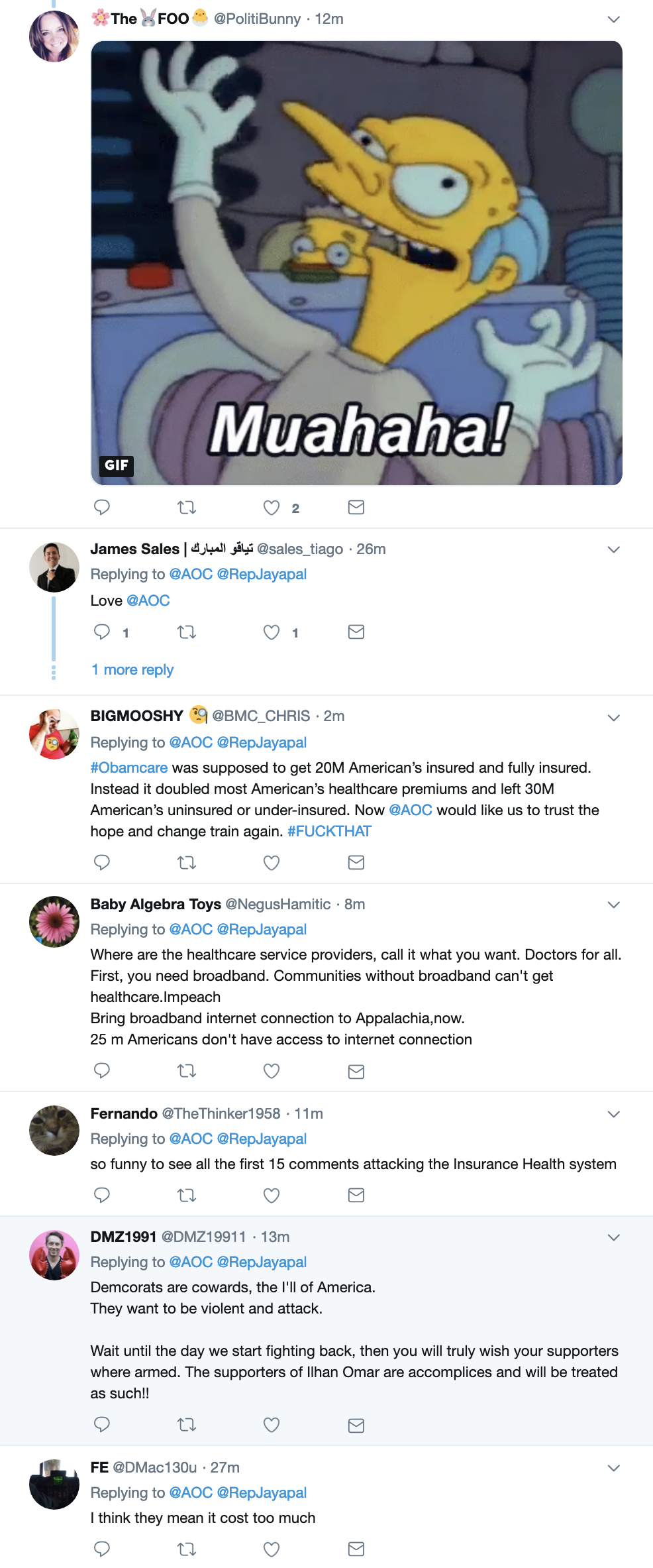 Screen-Shot-2019-04-16-at-3.40.15-PM AOC Backs Bernie Sanders On Twitter & Heads Instantly Explode Corruption Crime Domestic Policy Donald Trump Healthcare Politics Top Stories 