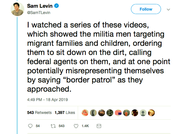Screen-Shot-2019-04-20-at-1.03.27-PM Armed Trump Supporters Kidnapping Migrants So They Can't Apply For Refuge Alt-Right Donald Trump Featured Immigration Politics Racism Top Stories 