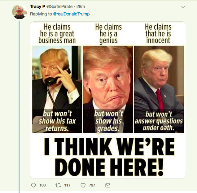 Screen-Shot-2019-04-21-at-7.05.33-PM Trump Snaps & Live Tweets Easter Sunday Afternoon Freakout Donald Trump Featured Mueller Politics Robert Mueller Top Stories Twitter 
