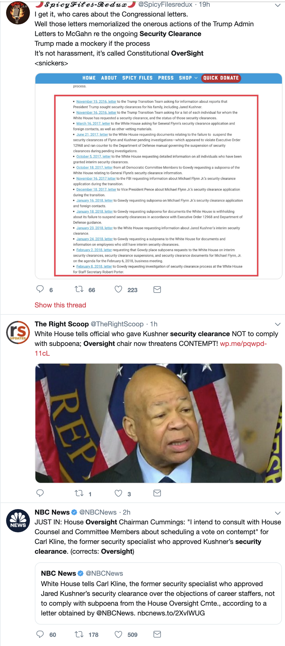 Screen-Shot-2019-04-23-at-1.44.14-PM Trump Directs Former Official To Break Law, House Oversight Responds Corruption Crime Domestic Policy Donald Trump Foreign Policy National Security Politics Scandal Top Stories 