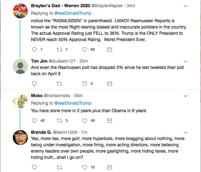 Screen-Shot-2019-04-25-at-2.49.40-PM Trump Goes Batty Over Approval Ratings On Twitter & Gets Mocked Donald Trump Election 2020 Featured Politics Top Stories Twitter 
