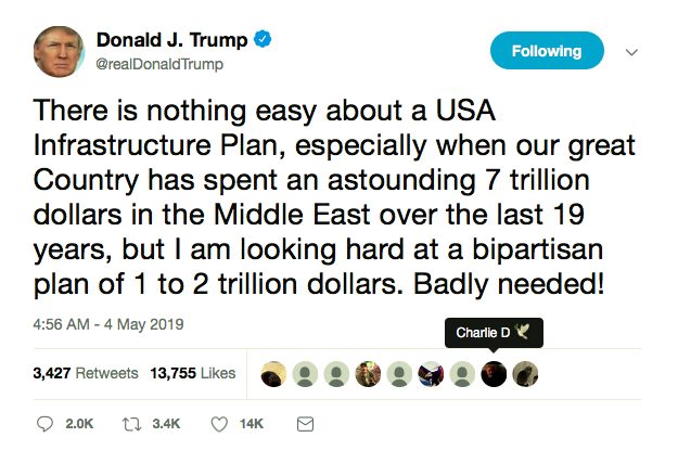 Screen-Shot-2019-05-04-at-8.34.52-AM Trump Stirs Muslim Hate-Pot On Twitter Saturday & People Are Outraged Donald Trump Featured Politics Top Stories 