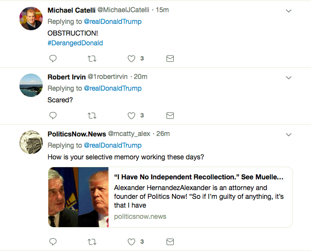 Screen-Shot-2019-05-05-at-5.47.25-PM Trump Finds Out Mueller Is Testifying And Goes Into Total Panic Mode On Twitter Donald Trump Featured Mueller Politics Top Stories Twitter 