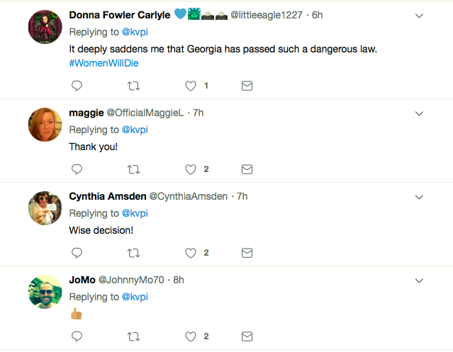 Screen-Shot-2019-05-09-at-8.57.22-PM Two Film Production Companies Protest Georgia's Heartbeat Bill Abortion Featured Feminism Politics Sexism Top Stories Twitter 