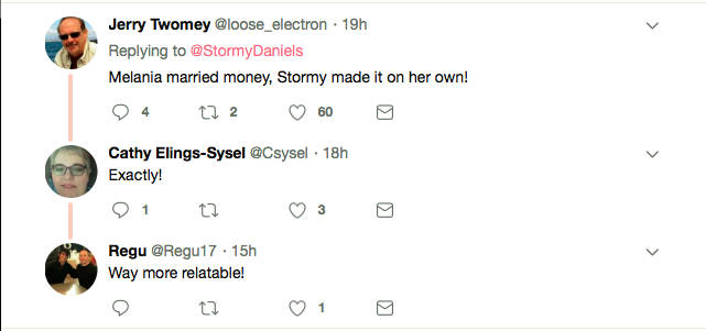 Screen-Shot-2019-05-11-at-11.07.48-AM Stormy Schools Twitter Troll On Difference Between Her & Melania Donald Trump Featured Politics Top Stories Twitter 