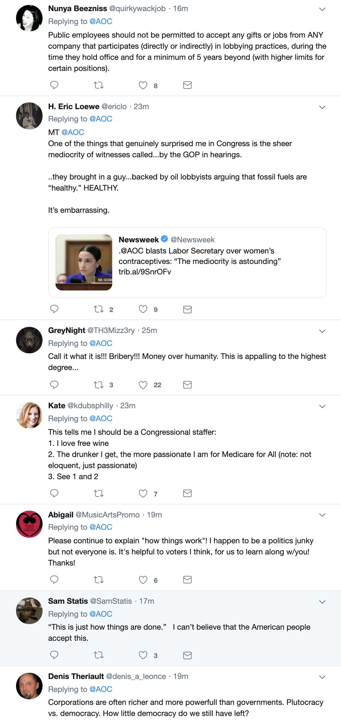 Screen-Shot-2019-05-13-at-12.37.35-PM AOC Rails Against Lobbyists On Twitter & The GOP Is Irate Corruption Crime Healthcare Politics Top Stories 