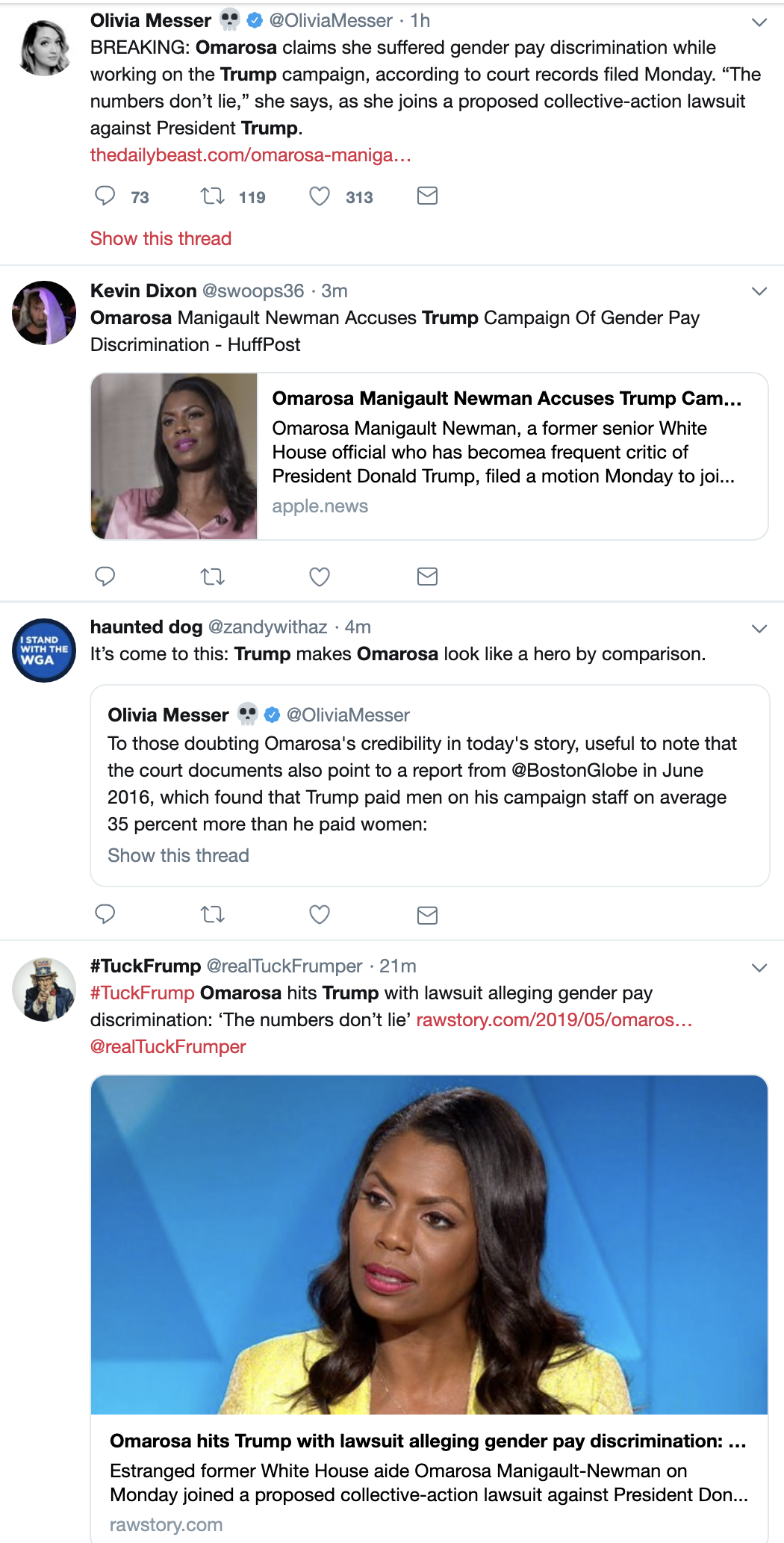 Screen-Shot-2019-05-13-at-2.04.11-PM Trump Administration Hit With Discrimination Lawsuit From Ex-Staffer Corruption Crime Donald Trump Economy Feminism Labor Politics Racism Sexism Top Stories Women's Rights 