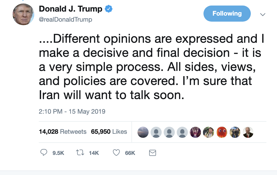 Screen-Shot-2019-05-16-at-7.41.05-AM Trump Jumps Out Of Bed To Lash Out At Americans On Twitter Corruption Crime Donald Trump Election 2020 Foreign Policy Military Politics Top Stories 