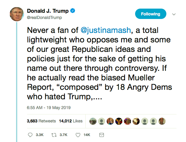 Screen-Shot-2019-05-19-at-10.34.14-AM Trump Publicly Explodes At GOP Ally During Deranged Sunday Meltdown Donald Trump Featured Impeachment Politics Top Stories 