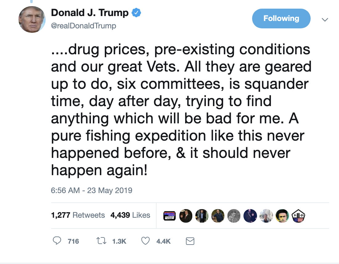 Screen-Shot-2019-05-23-at-7.03.47-AM Trump Spazzes Out Of Bed For Bizarre Pre-Dawn Freakout Corruption Crime Domestic Policy Donald Trump Economy Election 2020 Politics Top Stories 