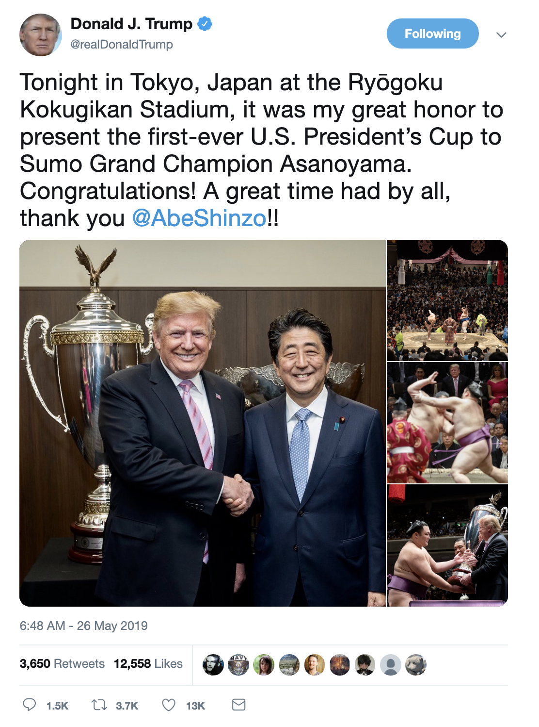 Screen-Shot-2019-05-26-at-7.14.14-AM Trump Lands In Tokyo & Gets Instantly Humiliated During Wild Tweet Rant Donald Trump Election 2020 Foreign Policy Politics Top Stories 