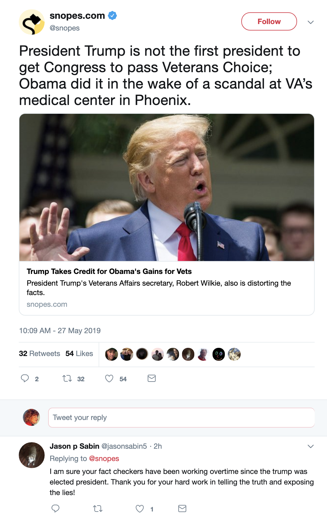 Screen-Shot-2019-05-27-at-2.29.30-PM Trump Gets Publicly Humiliated During 'Fact Check' & Everyone Is Laughing Corruption Crime Donald Trump Healthcare Military Politics Top Stories 