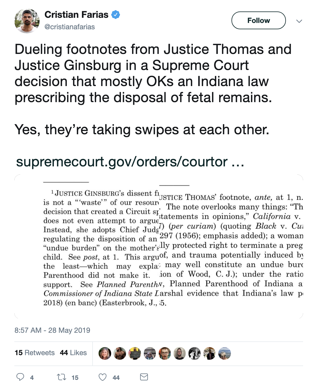 Screen-Shot-2019-05-28-at-10.11.37-AM Ruth Bader Ginsburg Publicly Rips Conservatives & It Was Fantastic Abortion Child Abuse Corruption Crime Domestic Policy Feminism Politics Supreme Court Top Stories 