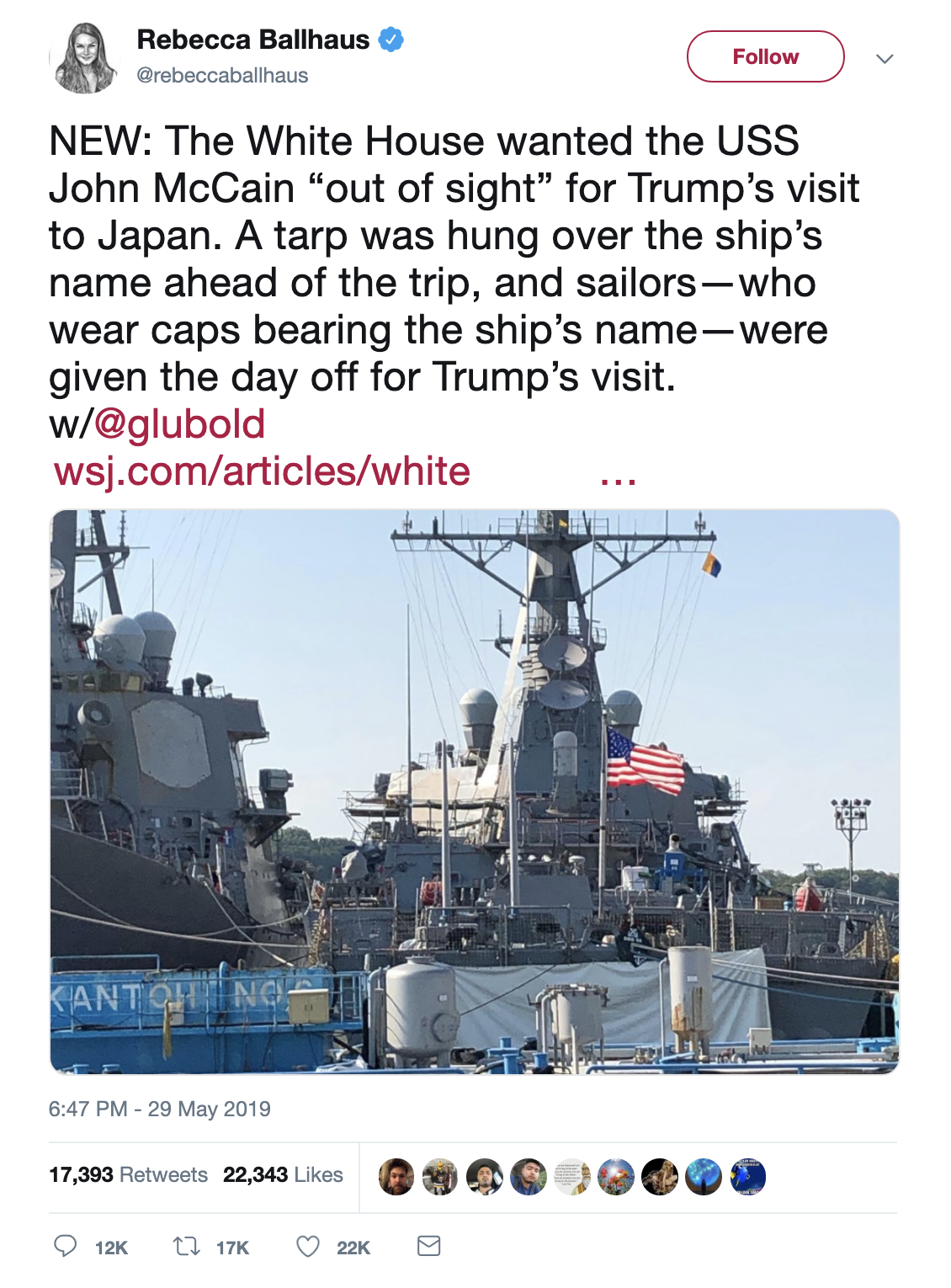 Screen-Shot-2019-05-30-at-11.21.33-AM Real Hero Pete Buttigieg Blasts 'Cadet Bone Spurs' For U.S.S. McCain Stunt Corruption Crime Donald Trump Foreign Policy Military Politics Top Stories 