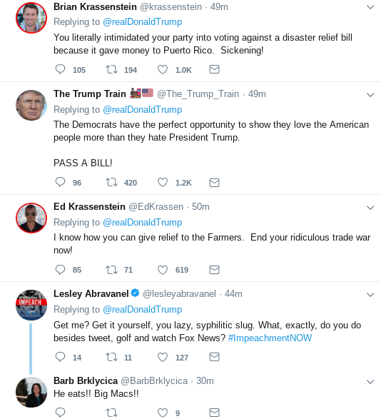 Screenshot-2019-05-10-at-2.49.16-PM Trump Has Bizarre Meltdown On Twitter Over Disaster Relief Vote Donald Trump Politics Social Media Top Stories 
