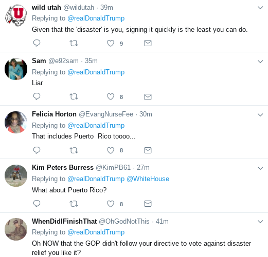Screenshot-2019-05-10-at-2.50.17-PM Trump Has Bizarre Meltdown On Twitter Over Disaster Relief Vote Donald Trump Politics Social Media Top Stories 