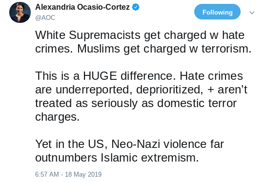 Screenshot-2019-05-18-at-11.45.51-AM AOC Takes On White Supremacy Enablers On Twitter, GOP Heads Pop Donald Trump Politics Social Media Top Stories 