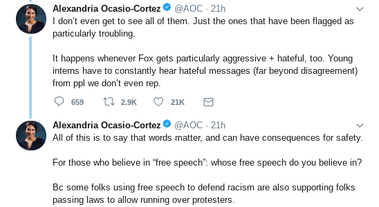 Screenshot-2019-05-29-at-3.26.01-PM AOC Reveals What She Has To Do Every Day To Protect From Assassination Attempts Donald Trump Hate Speech Politics Social Media Top Stories 